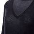 Women's Joseph Black Cashmere Semi Sheer V Neck Sweater