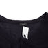Women's Joseph Black Cashmere Semi Sheer V Neck Sweater
