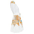 Women's Zimmermann Estelle White Multicolor Floral Belted Mini Dress