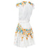 Women's Zimmermann Estelle White Multicolor Floral Belted Mini Dress