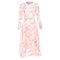 Women's Zimmermann 2024 Pink Floral Linen Silk Midi Dress
