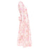 Women's Zimmermann 2024 Pink Floral Linen Silk Midi Dress