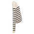 Women's Khaite 2022 Mateo Black Stripe Cashmere Sweater