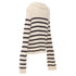 Women's Khaite 2022 Mateo Black Stripe Cashmere Sweater
