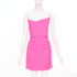 Women's Roland Mouret 2023 Pink Silk Wool Asymmetric Dress
