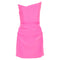 Women's Roland Mouret 2023 Pink Silk Wool Asymmetric Dress