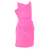 Women's Roland Mouret 2023 Pink Silk Wool Asymmetric Dress