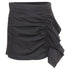 Women's Red Valentino Black High Waisted Ruffle Skorts