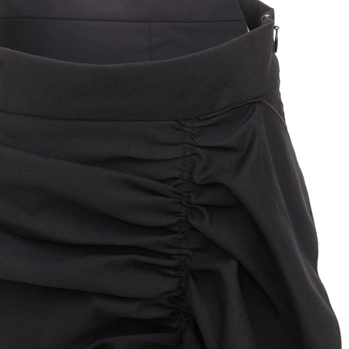 Women's Red Valentino Black High Waisted Ruffle Skorts