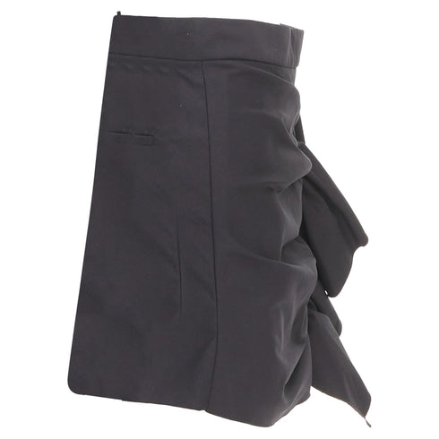 Women's Red Valentino Black High Waisted Ruffle Skorts