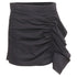 Women's Red Valentino Black High Waisted Ruffle Skorts