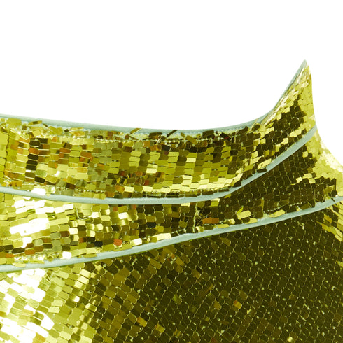 Women's Dsquared2 Green Sequin Piping Skater Skirt