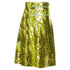 Women's Dsquared2 Green Sequin Piping Skater Skirt