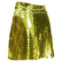Women's Dsquared2 Green Sequin Piping Skater Skirt