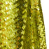 Women's Dsquared2 Green Sequin Piping Skater Skirt