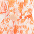 Women's Zimmermann Postcard Orange Silk Floral Puff Sleeve Dress