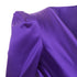 Women's Alexandre Vauthier Purple Silk Satin Crystal Buckle Dress