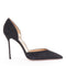 Women's Aquazzura Black Suede Point Toe Pumps