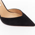 Women's Aquazzura Black Suede Point Toe Pumps