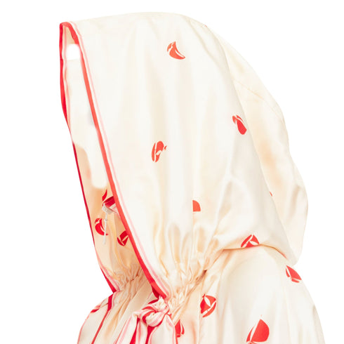 Women's Zimmermann 2023 High Tide Silk Printed Hooded Dress