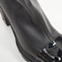 Women's Giuseppe Zanotti Circus Black Leather Cap Toe Boots