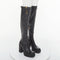 Women's Giuseppe Zanotti Circus Black Leather Cap Toe Boots