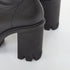 Women's Giuseppe Zanotti Circus Black Leather Cap Toe Boots