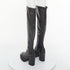Women's Giuseppe Zanotti Circus Black Leather Cap Toe Boots