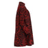 Women's Dior Graphic-Print Long Sleeve Mini Dress in Red Cotton