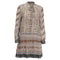 Women's Dior Printed Pleated Mini Dress in Multicolor Silk