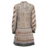 Women's Dior Printed Pleated Mini Dress in Multicolor Silk