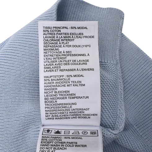 Women's Ba&Sh Basem Button-Down Short Sleeve Cardigan in Blue Modal