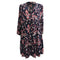 Women's Ba&Sh Calix Leaf-Print Mini Dress in Multicolor Viscose