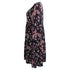 Women's Ba&Sh Calix Leaf-Print Mini Dress in Multicolor Viscose