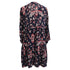 Women's Ba&Sh Calix Leaf-Print Mini Dress in Multicolor Viscose