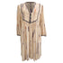 Women's Ba&Sh Isabella Tie-Dyed Mini Dress in Cream Viscose