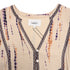 Women's Ba&Sh Isabella Tie-Dyed Mini Dress in Cream Viscose