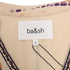 Women's Ba&Sh Isabella Tie-Dyed Mini Dress in Cream Viscose