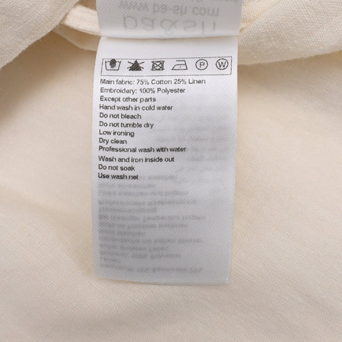 Women's Ba&Sh Kimber Embroidered Blouse in White Cotton