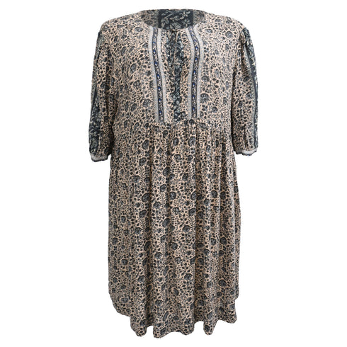 Women's Ba&Sh Travis Floral-Print Mini Dress in Multicolor Viscose