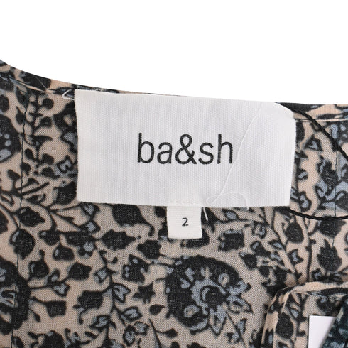 Women's Ba&Sh Travis Floral-Print Mini Dress in Multicolor Viscose
