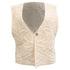 Women's Ba&Sh Misti Knitted Waistcoat in Cream Cotton