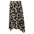 Women's Ba&Sh Printed Midi Skirt in Beige Viscose