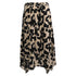 Women's Ba&Sh Printed Midi Skirt in Beige Viscose