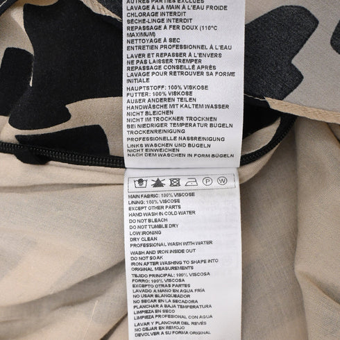 Women's Ba&Sh Printed Midi Skirt in Beige Viscose