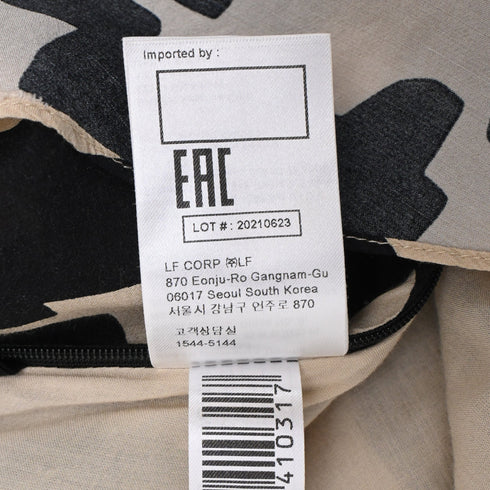 Women's Ba&Sh Printed Midi Skirt in Beige Viscose