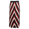 Women's Ba&Sh Hendy Pleated Midi Skirt in Multicolor Polyester