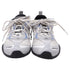 Men's Balenciaga Radar Gradient Lines Sneakers in Silver Polyester