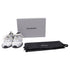 Men's Balenciaga Radar Gradient Lines Sneakers in Silver Polyester