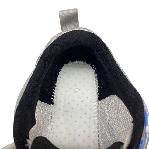 Men's Balenciaga Radar Gradient Lines Sneakers in Silver Polyester